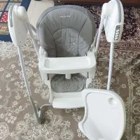 صندلی و میز غذاخوری برقی کودک با صندلی ماشین کودک