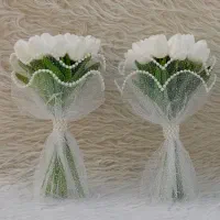انواع دسته گل عروس و باکس گل