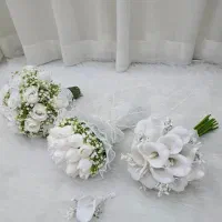 دسته گل عروس نورا
