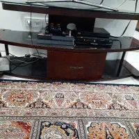 میزتلویزیون چوب وشیشه شرکتی