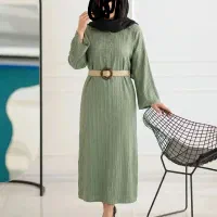 کفتان مراکشی زاپدار وارداتی جین ۶و۱۲