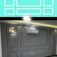 اجرای دکوراسیون داخلی کناف کاغذ دیواری سقف کاذب