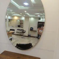 سه عدد آینه بیضی دور تراش سایز 1.10*80