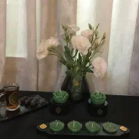 گلدان و جاشمعی محرم
