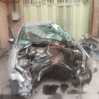 پژو 206 تصادفی