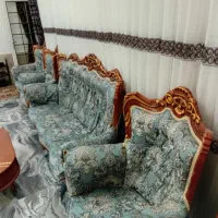 مبل سلطنتی کارکرده تمام چوب راش  سنگین درجه ۱