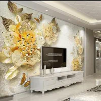 دنیایی پوستر سه بعدی کاغذدیواری هرچه ذهنته اینجاست