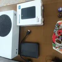 xbox series s 512G + hard external 500G|کنسول، بازی ویدئویی و آنلاین|قزوین, |دیوار