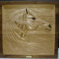 تابلو سردیس اسب چوبی