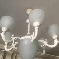 لوستر ۶شاخه به همراه دیوار کوب