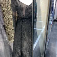 پیراهن ماکسی مشکی وارداتی