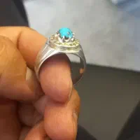 انگشتر فیروزه نقره