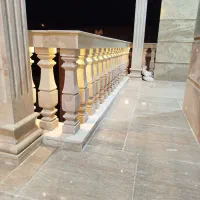 تزیینات سنگ،نرده سنگی ،ستون سنگی ،سنگ نما