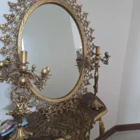 تینه وشمعدان برنز