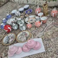 قوری گردنر. دیوارکوب گردنر.کاسه شیروخورشید.