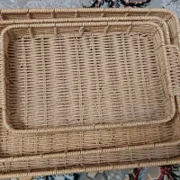 سینی حصیری ۳تیکه