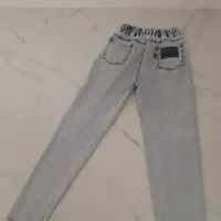 شلوار آبی