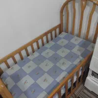 تخت کودک و نوجوان با تشک فنری