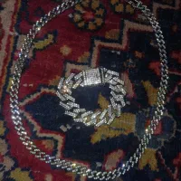 دستبند و گردنبند فول نگین