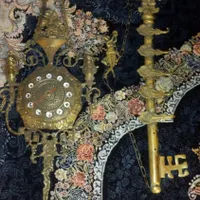 ساعت دیواری برنز قدیمی
