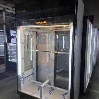یخچال دار دار قصابی ایستاده چنگک خور / چکی