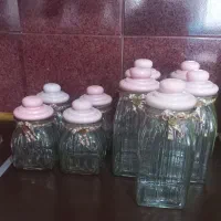 شیشه حبوبات عتیقه
