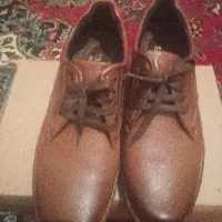 کفش مردانه چرم تبریز رنگ عسلی
