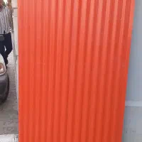 رول حلب ذوزنقه رنگی آبرو قوطی ورق شیروانی دست دوم