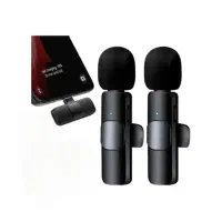میکرفن یقه ای بیسیم تولید محتوا جفت میکرفن
