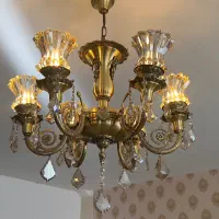 لوستر تمام برنج اصل شیک