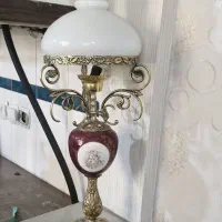 چراغ قالپاقی برنزی لامپ خور