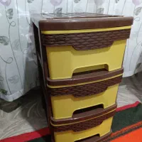 باکس سه کشویی پلاستیکی نو