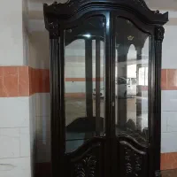 دوعددبوفه چوبی گردو