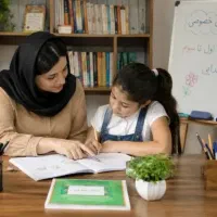 تدریس خصوصی.  مدرس خانم