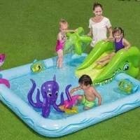 استخربادی طرح اکواریوم، سرسره دار و آبپاش، خارجی