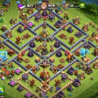 اکانت clash of clans تان ۱۶
