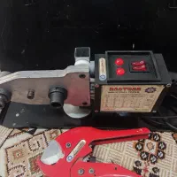 اتو لوله سبز به همراه قیچی لوله