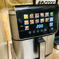 سرخکن بدو روغن ۸لیتری کاملا نو با جعبهfakir