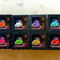 تابلو طرح فولکس سایز 30*30 به قیمت پارسال