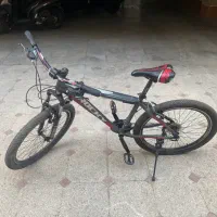 دوچرخه‌ کوهستانی راکی سایز ۲۴ آلومینیومی طوسی مات
