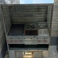 فر ساندویچ و پیتزا گریل سرخ کن فست فود ساندویچی