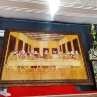 تابلوی شام آخر غول پیکر سفارش امارات کاردست عتیقه