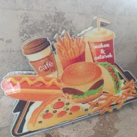تابلو فست فود و آب میوه بستنی