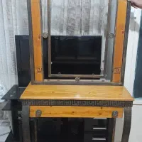 کنسول دراور چوبی فلزی