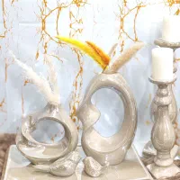 گلدان موج لاستر مانکن دکوری جادستمالی جهیزیه