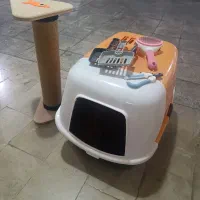 وسایل گربه( ظرف خاک / اسکرچر )