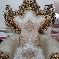 مبل۹نفره  سلطنتی جنس کلاف چوب