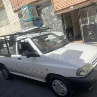 پراید وانت بدون رنگ ۱۴۰۱ تمیز  با کفی مبلی