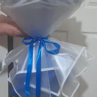 دسته گل روبانی