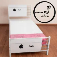 تخت خواب یک نفره فلزی دوطبقه تشک پرهام(آرکا صنعت)